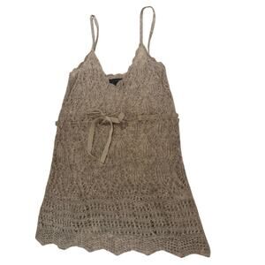 Express Open-Knit Mohair Blend Cami Top | Size M